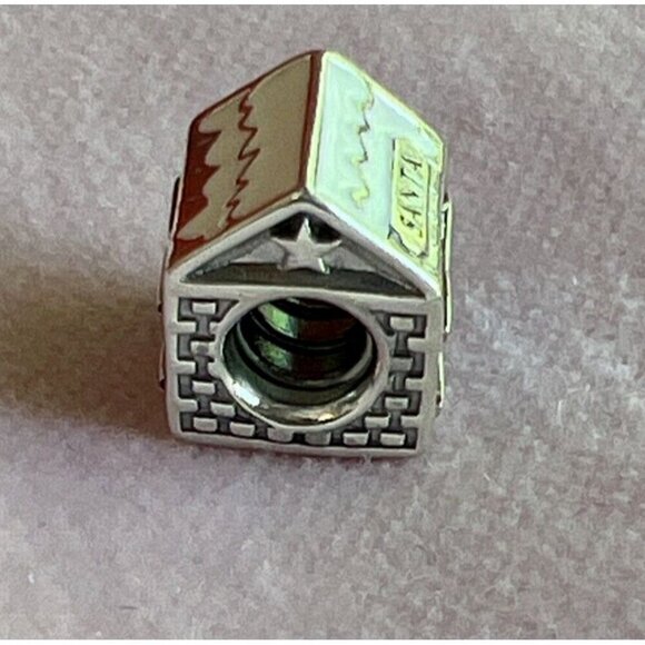 Pandora Charm Santa’s Grotto Sterling Silver 925 792003ENMX Authentic NEW NWT - Picture 3 of 5